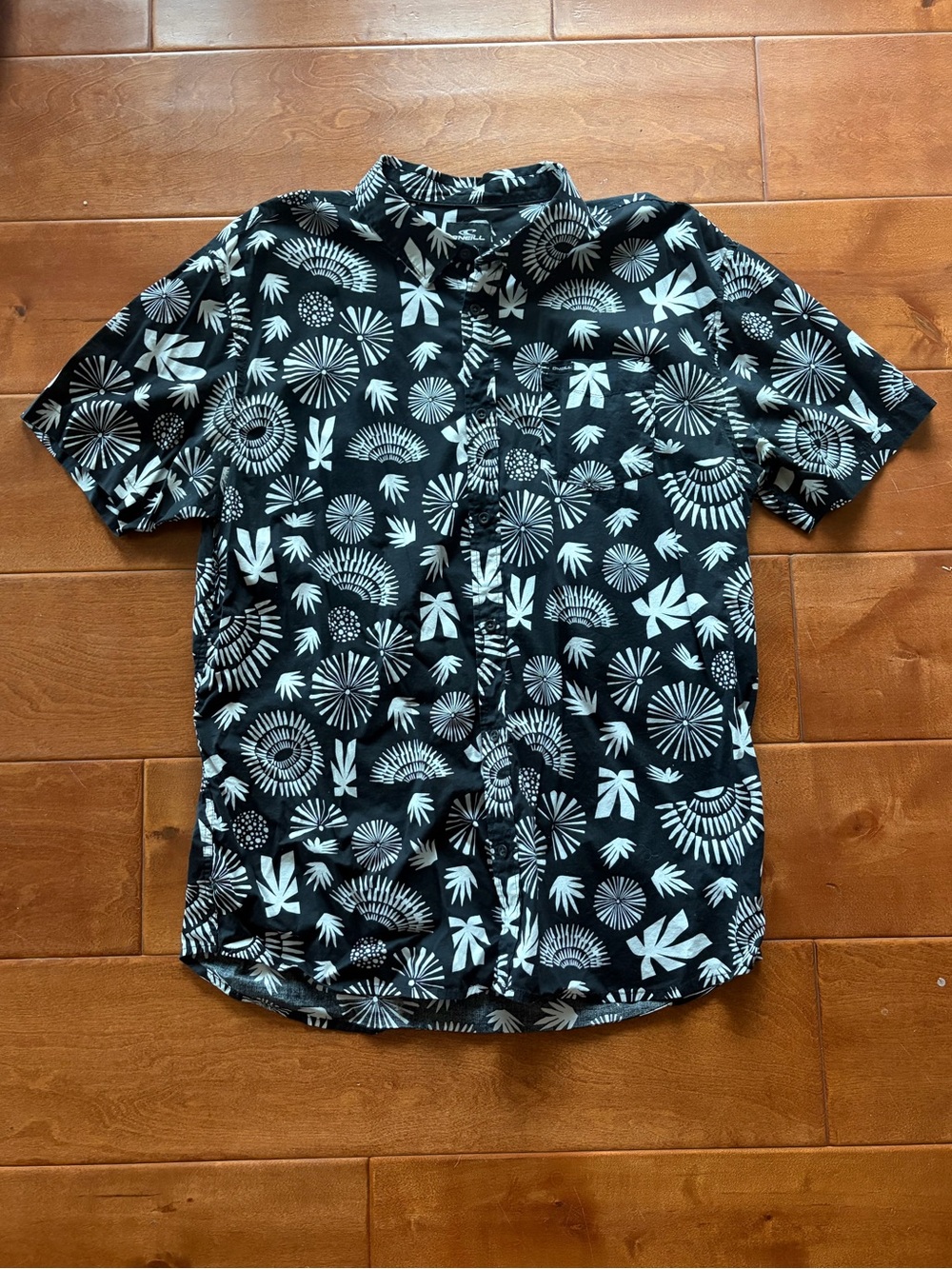 O'Neill Black Short-Sleeve Button-Down